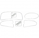 Window seal molding kit aluminum Beetle sedan export models 4.1953 until 7.1957
